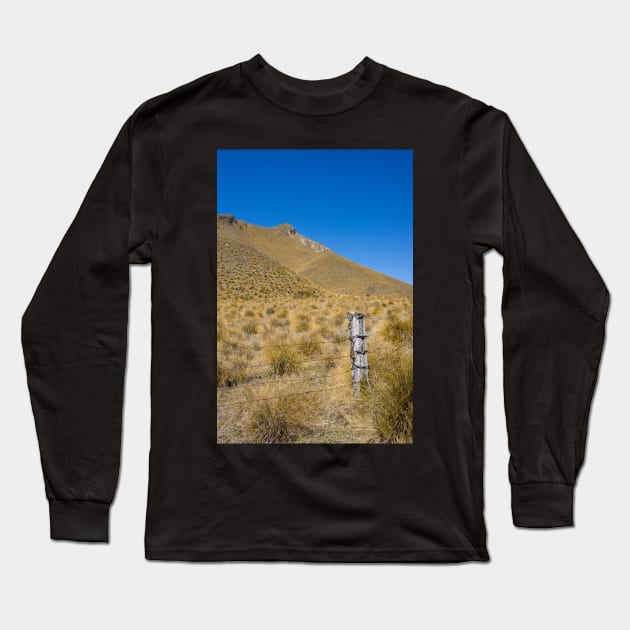 Barbed wire fence. Long Sleeve T-Shirt by sma1050